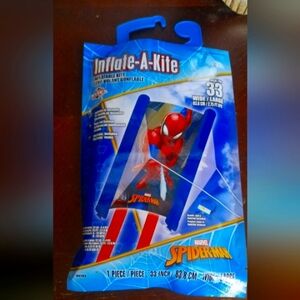 Marvel Spiderman Inflatable Kite - Red and Blue 33 inch